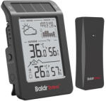 RainPoint BALDRTHERM B0596WT2H2P-V1 napenergiával működő időjárásállomás (fekete) (B0596WT2H2P-V1 Black)