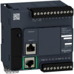 Schneider Electric Modicon M221 - TM221CE16R - gépvezérlő PLC, 16 I/O, relé kimenet, RS232/RS485, Ethernet Modbus TCP/IP 100. . . 230 VAC (TM221CE16R)