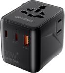 GRIFEMA Adaptor de calatorie GRIFEMA 5 in 1 cu 2 USB C, 20W PD, compatibil global (GD606-20)