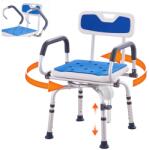 VEVOR Scaun de dus VEVOR FBL650326, rotativ 360, ajustabil, rezistenta 180 kg (FBL650326)
