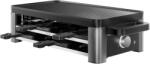WMF Grill Raclette WMF Master 8 Persoane, 1500 W, Negru Mat, Cu Control Temperatura (415630041)