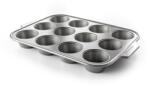 KitchenAid Tava pentru Muffins KitchenAid, 12 forme, antiaderenta, aluminiu, gri (CC003296-001)