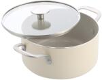 KitchenAid Oala din Aluminiu KitchenAid, 20 cm, 3.11 L, Culoare Creme (CC010376-001)
