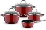 WMF Set de Oale WMF Fusiontec Essential Pro, 4 piese, Inductie, Culoare Rosie (521035290)