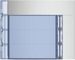 Legrand 352031 3 nyomógomb előlap Allmetal (352031)