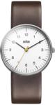 Braun Ceas barbatesc Braun BN0021WHBRG, cadran alb, bratara din piele maro, 38mm (BN0021WHBRG) Ceas