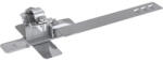 J. Pröpster 662082 tetővezeték tartó, V2A, 23mm/L410mm univerzális alkalmazásokhoz (662082)