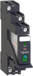 Schneider Electric Harmony Electromechanical Relays - RXG12BDPV - RXG Interfész relé foglalattal, 1CO, 10A, 24VDC, tesztgomb, LED (RXG12BDPV)