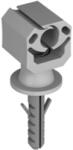 J. Pröpster 1155 műanyag vezetéktartó 22mm + csavar + Tipli 8x35 mm (1155)