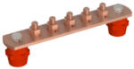 J. Pröpster 910009 EPH Potenciálkiegyenlítő sín 220/40x5mm, 5 csatlakozó hely, Réz (910009)