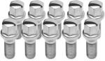 TPI kerékcsavar, 10 db, kúpos, 17 mm, hatlapfejű, M14 × 1, 5, 28 mm, króm (174280_10)