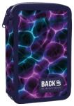 BackUP Penar cu rechizite BackUp 8 DW - Neon Waves, 2 fermoare (710124) Penar