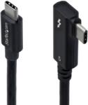 StarTech Cablu de date Startech TBLT5MM80CM240WRA, USB-C male - USB-C male, 0.8 m, Black (TBLT5MM80CM240WRA)