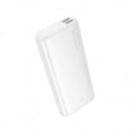 hoco. J158A powerbank, külső akkumulátor, fehér (10000mAh, 10W, 2 x USB-A)