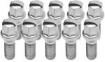 TPI kerékcsavar, 10 db, kúpos, 17 mm, hatlapfejű, M14 × 1, 25, 28 mm, króm (177280_10)