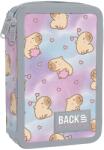 BackUP Penar cu rechizite BackUp 8 DW - Capybara Dream, 2 fermoare (710087) Penar