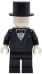 LEGO® Minifigurák Tudor House Haberdashery Mannequin - Black Tuxedo, Legs and Top Hat twn512 (twn512)