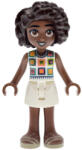 LEGO® Minifigurák Friends Aliya - White Crochet Top, White Skirt, Tan Sandals frnd0833 (frnd0833)