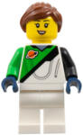 LEGO® Minifigurák Space Explorer - Female, Bright Green and White Spacesuit, Reddish Brown Ponytail cty1830 (cty1830)