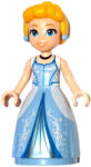 LEGO® Minifigurák Cinderella - Bright Light Blue and Metallic Light Blue Ball Gown, Bright Light Orange Hair dp212 (dp212)