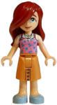 LEGO® Minifigurák Friends Paisley - Bright Pink Tank Top, Nougat Skirt Mid-Length, Bright Light Blue Shoes frnd0784 (frnd0784)