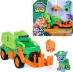 Spin Master Paw Patrol Paw Patrol si dinozaurii, Rocky, vehicul cu figurina Figurina