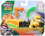 Spin Master Paw Patrol Paw Patrol si dinozaurii, Rubble, figurina cu remorca Figurina