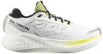 Salomon Aero Glide 4 White/Sunny Lime/Black Férfi futócipő UK 9 Férfi futócipő