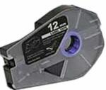Compatibil Bandă autoadezivă compatibilă pentru Canon M-1 Std/M-1 Pro, 12mm x 30m, în casetă, argintie (PT1112S)