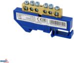Schelinger 125A 500V DIN sínre szerelhető sorkapocs, 1 modul BM-A18-TBI-8X12-06P-NI (BM-A18-TBI-8X12-06P-NI)