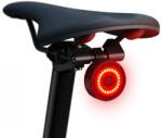 CYCLAMI T08 okos hátsó lámpa és Find My nyomkövető, USB-ről tölthető, fekete