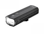 CYCLAMI BR500 USB-ről tölthető első lámpa, alu házas, gumipántos, 500 lumen, fekete