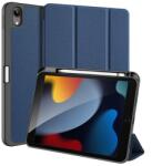 Dux Ducis IPAD 11 (2025) / 10.9 (2022) DUX DUCIS DOMO tok álló, bőr hatású aktív FLIP, ceruza tartó, SÖTÉTKÉK - oldalra nyíló, TRIFOLD, asztali tartó (GP-131444)