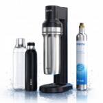 BRITA Szódakészítő Gép Vízhez Brita SodaTrio Fekete+2 Palack CO2 Gázosító Edény (1046729)