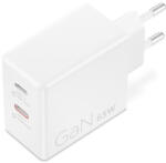 Lenovo Dual USB-C 65W GaN Charger - White (G0A6065WEU) - mzona
