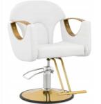 Physa Barber fodrász szék Physa Barton, fehér, hidraulikus 55-65 cm (4908865715649)