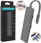 allocacoc Multifunkciós Hub 5in1 Allocacoc DockingHUB Hdmi Usb-a Usb-c microSD (10827GY/DCKHUB)