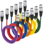 Neewer Audiokábel /Male-Female XLR Mikrofon Kábel 100cm (6db) (40089317)