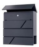 VIRONE MB-6/A PALAWAN postaláda újságtartóval, antracit (MB-6/A)