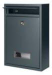 VIRONE MB-3/A Kis BALI postaláda névtáblával, horganyzott acél, antracit (MB-3/A)