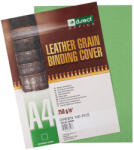 D. RECT Coperti carton imitatie piele A4, 250 g/mp, D. RECT, 100 buc/top verde