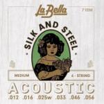 La Bella 710L Silk & Steel Medium 12-56 Corzi chitare acustice (710M)