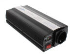 Well feszültség átalakító inverter 600 W 12V/230V + USB (PSUP-INV/U-12V600W/02-WL)