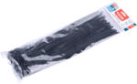 Extol Extol kábelkötegelő 7.2x400 mm 100 db fekete oldható, UV sav és lúgálló (8856261) - albaszerszam