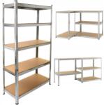 Mega-M Könyvespolc Fém Polc Irodai Szekrény Ipari 180cm x 90cm x 40 cm (MTP002665)