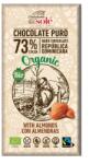Chocolates Solé - 73%-os bio étcsokoládé mandulával 150 g