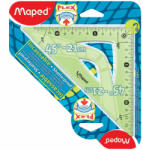 Maped vonalzó (derékszögű, 21cm/45fok) törhetetlen (MA244421)