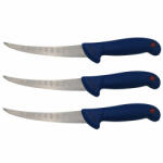 DEPOX Set trei cutite de filetat DEPOX®, Chef's Knife, otel inoxidabil, 30 cm, albastru (2089)