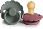 Frigg Cumik FRIGG DAISY DUSTY ROSE/ LILY PAD, 0-6 hó, kaucsuk