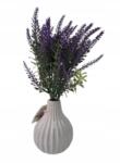  Mesterséges Levendula Fehér Kerámia Vázában - Prémium Dekoráció (8720088256640)